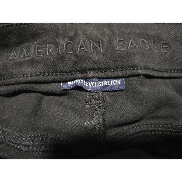 American Eagle Black Next Level Stretch Jeans – Size 4 - Picture 3 of 9